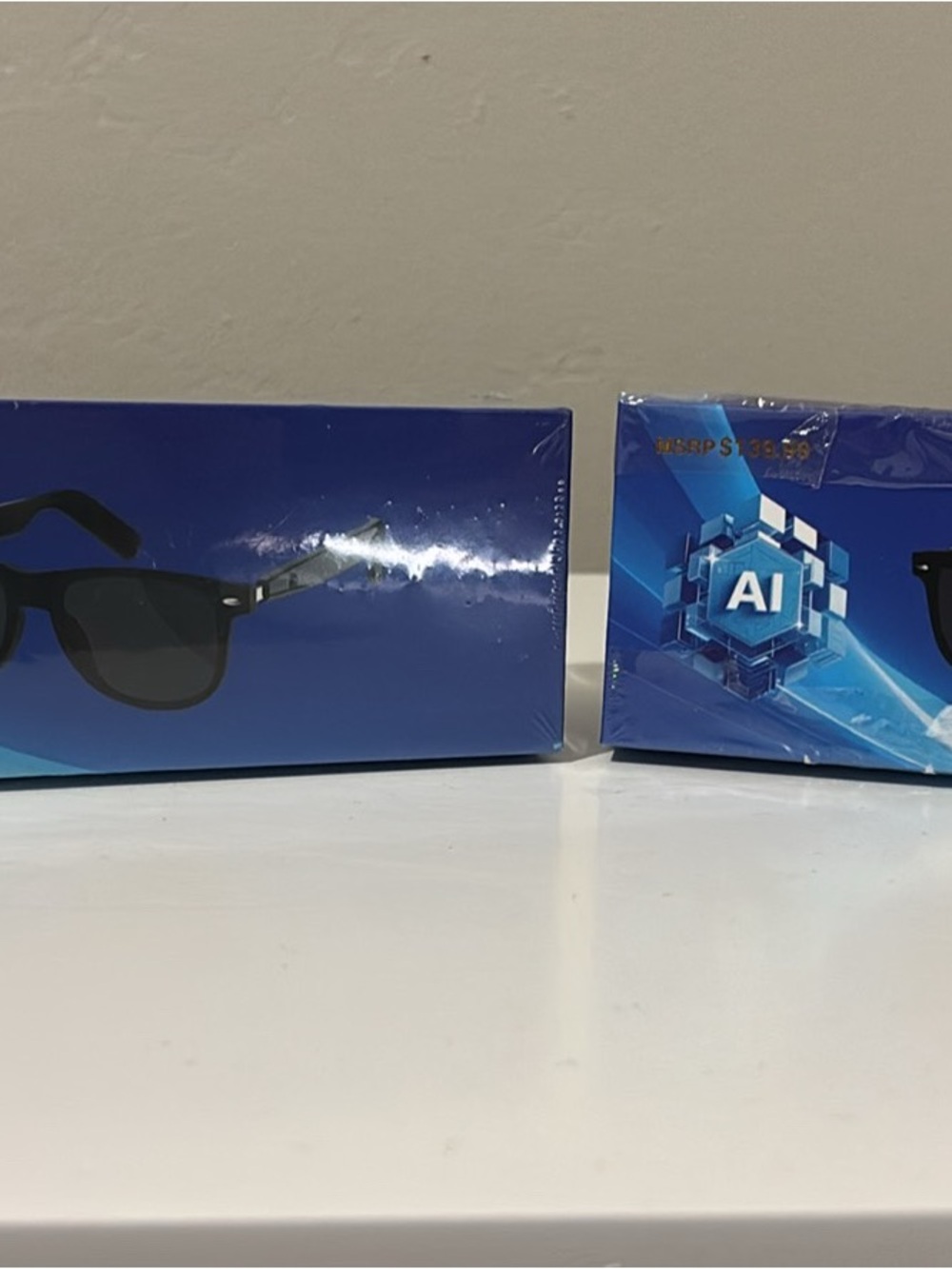 AI-Branded Black Sunglasses New